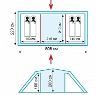 Палатка Tramp  Brest 4