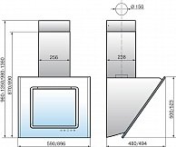 Вытяжка  Elikor ОНИКС 90П-1000-Е4Д  (белый)