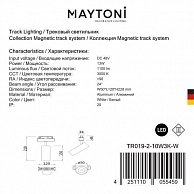 Светильник Maytoni TR019-2-10W3K-W