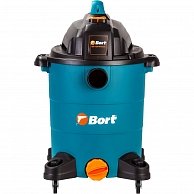 Промышленный пылесос Bort BSS-1530-Premium Бирюзовый 93723460
