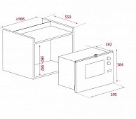 Встраиваемая микроволновая печь  Teka ML 825 TFL BI