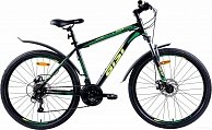 Велосипед AIST Quest Disc/26/20/черно-зеленый/2022