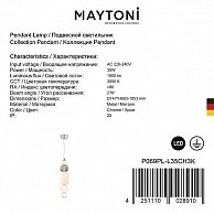 Светильник Maytoni P069PL-L35CH3K