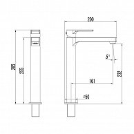 Смеситель для умывальника Lemark Plus Grace LM1509C