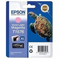 Картридж  Epson T1576 C13T15764010 светло-пурпурный