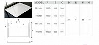 Душевой поддон WeltWasser TRS 12090 120x90x3.5 (с сифоном)