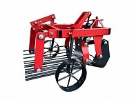 Картофелекопатель Краян для мотоблока Беларус КВ-05 на металлических колесах