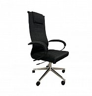 Кресло  Situp MICHAEL chrome (ткань Black / Black) механизм DMS