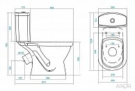 Компакт  Santek  АЛЬКОР  (WH302140)  (кос.вып., ниж.п.в., дюроп.сид.)