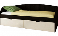 Кровать Артём-Мебель СН-120.01 венге/сосна арктическая
