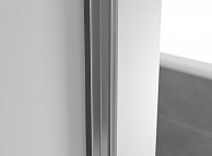 Душевой уголок Ambassador Abner квадратный 90x90x200 (прозрачное стекло / профиль хром) с двумя распашными дверями 10011105
