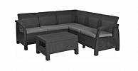 Набор мебели Keter CORFU II relax set GRP426 -STD графит 227816