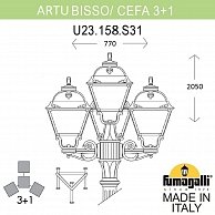 Наземный фонарь Fumagalli U23.158.S31.VXF1R
