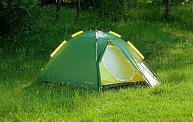 Палатка Acamper Auto 2 желтый, зеленый