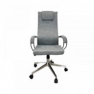 Кресло  Situp MICHAEL chrome (ткань Gray / Gray) механизм DMS