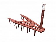 Борона двухрядная Механический завод БР1-2-01