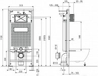 DEANTE ANEMON ZERO Комплект 6 в 1 с инталляцией, кнопка хром CDZS6ZPW