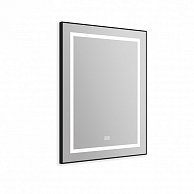 Зеркало в алюминиевой раме BelBagno SPC-KRAFT-685-885-TCH-WARM-NERO
