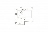 Кухонная мойка Omoikiri Akisame 78-LG-L [4993085] светлое золото