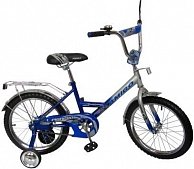 Велосипед Amigo Pionero 18" Серебро-синий/зеленый/розовый