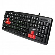 Клавиатура Nakatomi KN-02U  Black-Red USB