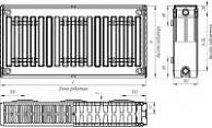 Радиатор Лидея ЛК 22-508 500х800
