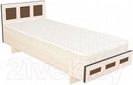 Односпальная кровать SV-мебель Барро М1 КР-017.11.02-12  90x200 (дуб сонома)