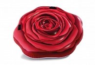 Надувной плот  Intex Красная роза, 127х119х24см красный, цветной принт 58783