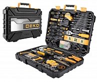 Набор инструментов Deko DKMT168 (168 предметов) черный, желтый (065-0220)