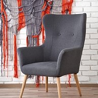 Кресло Halmar COTTO  темно-серый (V-CH-COTTO-FOT-C.POPIEL)