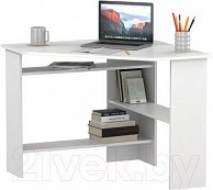 Письменный стол  Сокол КСТ-02 угловой белый
