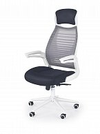 Кресло компьютерное  Halmar FRANKLIN  черно-бело-серое (V-CH-FRANKLIN-FOT)