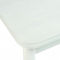 Обеденный стол Рамзес Ломберный 80x60 белый текстурный/ноги конусные белые