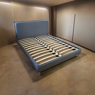 Кровать двухспальная BPF Starford 140*200 VL-52  Серый (Без Подьемного механизма)