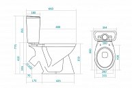 Унитаз Santek Бриз (1WH302138) Белый