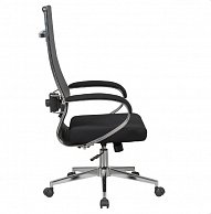 Кресло  Situp MERIDA chrome (сетка Black / Black) механизм DMS