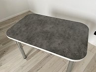 Обеденный стол Senira Р-001-02  бетон/хром
