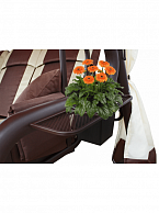 Качели садовые Arno  «Эдем Люкс 76» шоколад с шоколадным каркасом (2017-КД-59/Л)