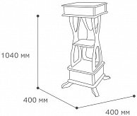 Консольный столик  Мебель Импэкс Ника молочный дуб