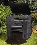 Компостер Keter E-Composter с базой  470л, черный