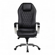 Кресло  Situp APOLLO chrome (экокожа Black / Black) механизм мультиблок