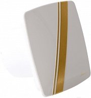 Вытяжной вентилятор Awenta System+ Silent 100T [KWS100T-PLE100] белый, золотистый