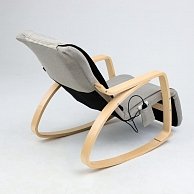 Кресло-качалка AksHome SMART MASSAGE ткань, бежевый