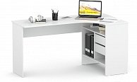 Компьютерный стол Сокол СПМ-25 правый, белый